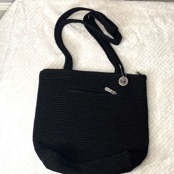 The Sak Original Crocheted Single Strap Shoulder Bag - Picture 1 of 7
